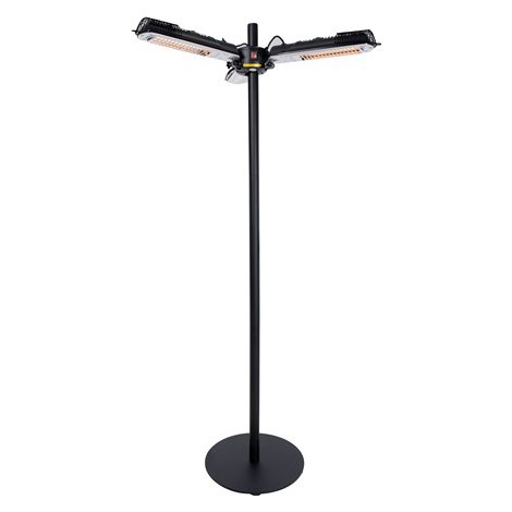 SUNRED | Heater | PH10, Bright Parasol | Infrared | 2000 W | Number of power levels | Suitable for rooms up to m² | Black/Silve
